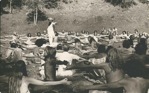 Yogi Bhajan enseigne aux nouveau mexique dans les années 70
