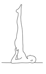 posture de la chandelle